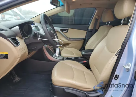 2012 Hyundai Elantra Gls from USA, damaged, VIN KMHDH4AEXCU493710